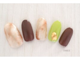 バレンタインネイル