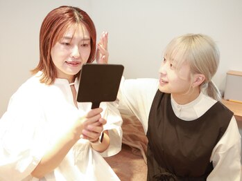 彼女とまつ毛クリム(crim)/02.まつ毛診断とデザインの提案