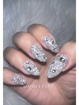 ソフィアアイズ 倉敷店(SOPHIAEYES)/キラキラフラッシュ水色