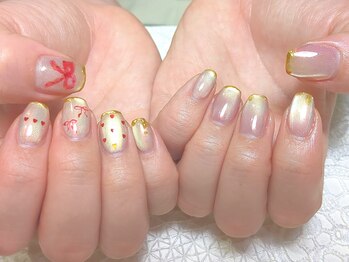 ポ ミニヨン(Pot mignon)/バレンタインネイル