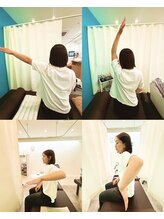 西宮ヤノ整骨院/姿勢改善で肩が上がります。