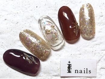 アイネイルズ 新宿店(I nails)/ブラウンゴールド