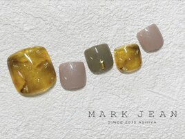 13. フット カーキ べっ甲