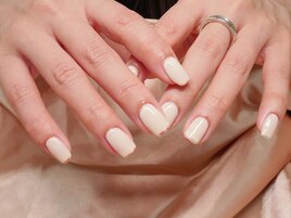 細ミラーフレンチネイル