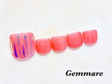 ジェンマーレ 二子玉川店/透け感フットデザイン