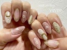 ヴィーヴル(vivre.)/ミラー/ハート/フラワー