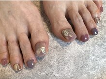 アネモネネイル(anemone nail)の雰囲気（お色は混ぜてオリジナルのカラーをお作りします★）