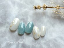 ヴィガー アンド ルックス 白金 目黒(Vigor&Looks)/手書き　金箔ネイル