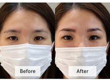 アンドミー 月島店(and me.)/眉デザインWAX+まつげエクステ