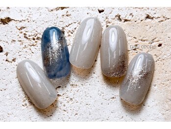 ニュアンスキラキラブルーグレー