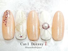 キャンアイドレッシー 南越谷店(Can I Dressy)/ぷっくりお花ネイル