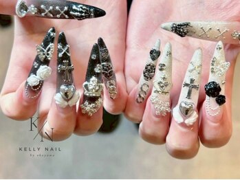 ケリーネイル(kelly nail.)の写真/国内外から厳選した流行のパーツやカラーを豊富にご用意◎こだわり派さんも大満足頂ける特別な指先に♪