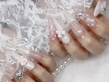 カラーズ(colors)の写真/選べる長さ出し→チップorスカルプ☆チップ長さ出し→デザイン自由¥14990☆シンプル/マグネット¥9990