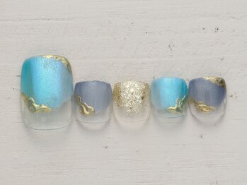 ノーネイル 熊谷(NO NAIL KUMAGAYA)/塗りかけニュアンス　￥5990