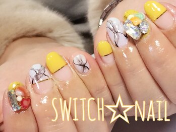 スウィッチ(SWITCH)/大理石ネイル
