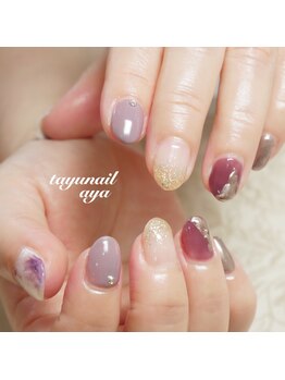 たゆ ネイル(たゆnail)/ミラーネイル