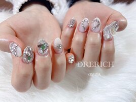 キラキラストーンハート