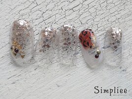 ラメグラ　ゼブラ上品