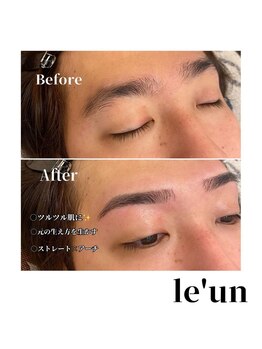 ルアン 表参道店/メンズ美眉毛スタイリング