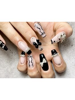 手描きアートが得意なサロン