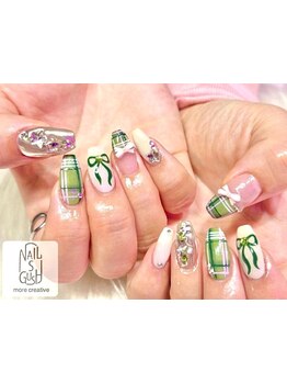 手描きアートが得意なサロン