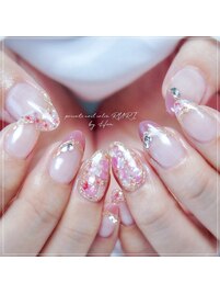 押し花ネイル