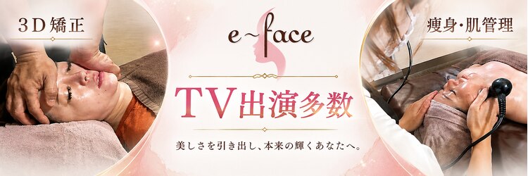イーフェイス(e face)のサロンヘッダー