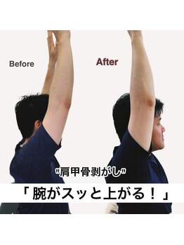アサバ整体院 八潮店(ASABA整体院)/肩甲骨剥がし結果写真