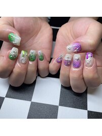 個性派ネイル
