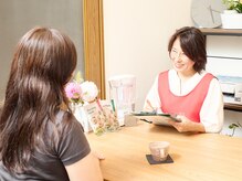 ヨサパークサティ 天王寺店(YOSAPARK Sati)の雰囲気（脂肪燃焼促す青万葉を飲みながら、丁寧にカウンセリング致します）