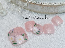 4月の定額/フットネイル