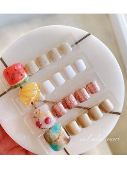 リリー(Lily)/高橋指名☆フット2本アート