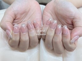 チークマグネットフレンチネイル