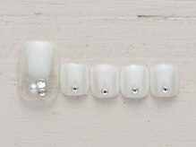 ノーネイル 熊谷(NO NAIL KUMAGAYA)/ホワイトパール ￥5990