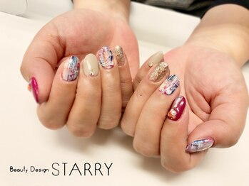 スターリー(STARRY)/ツイード ピンク 春 ラメ