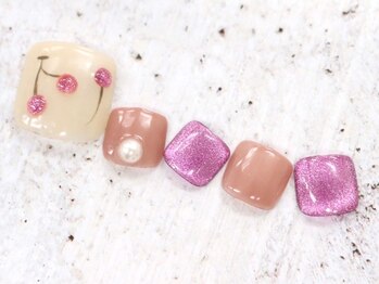 ネイルサロン ドルチェネイル 柏店(Dolce.Nail)/フットデザインコース☆足湯付き