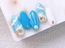 ネイルサロンフォーユー(for u)/ドロップ波ネイル¥8980