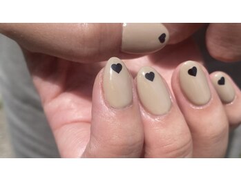 カマルスパラトゥ(KAMAL spa RATU)/ハート×ベージュワンカラー