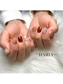 Cコース/ブラウンニュアンス