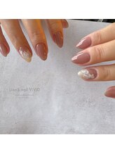 リアンスネイル ヴィヴィッド 岡山店(LianS nail ViViD)/2本アート