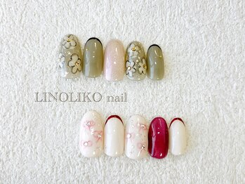 リノリコネイル 元住吉(Lino Liko nail)/2月☆9500円定額デザイン