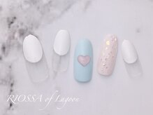 リオッサ オブ ラグーン(RIOSSA of Lagoon)/ガーリーぷっくりハートネイル