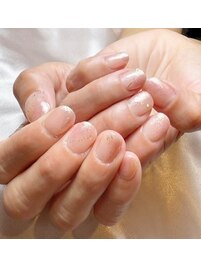 自爪に馴染むネイル