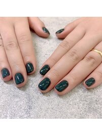 ディープグリーンワンカラー