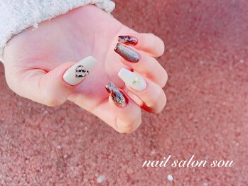 ネイルサロン ソウ 心斎橋店(Nail Salon Sou)/バレンタインネイル