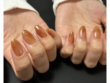 ニコット(nicott.)の雰囲気（ブラウンがかわいい秋ネイル/パラジェル【豊川】）