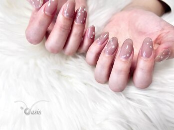 バイオアシス 麻布十番(by Oasis)/シアーブラウン、韓国ネイル