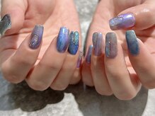 ヒールネイル(heal nail)/mag×mirror凹凸アート.