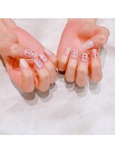 ビューティサロン チル(beauty salon chill)/チェック柄 &nbsp;ぷっくりリボン