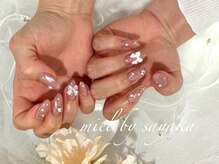 ミエル 北千住店(miel)/ツヤツヤリボンネイル